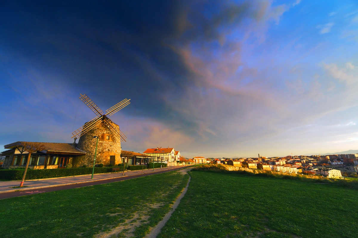 acantilados y molino getxo
